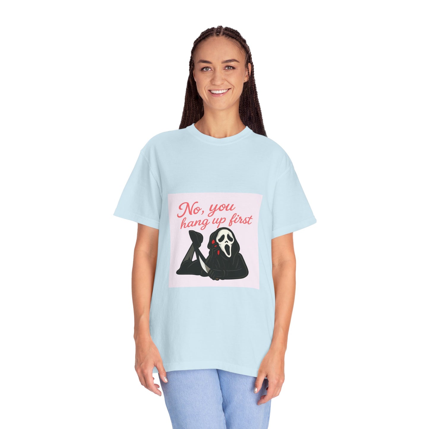 No, You Hang Up First Scream Inspired Unisex T-Shirt