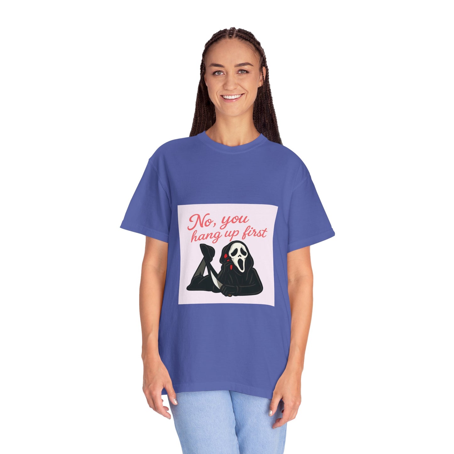 No, You Hang Up First Scream Inspired Unisex T-Shirt