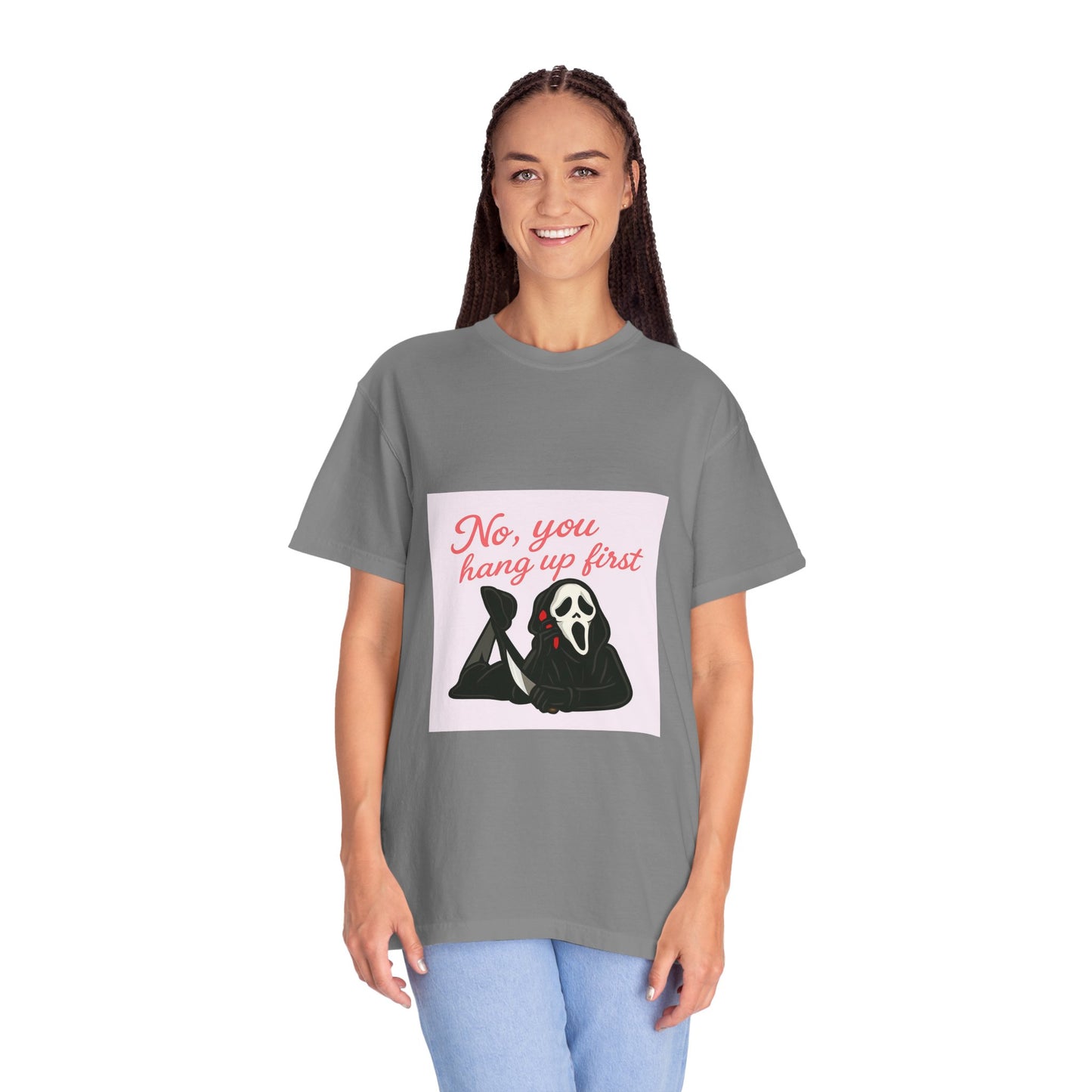 No, You Hang Up First Scream Inspired Unisex T-Shirt
