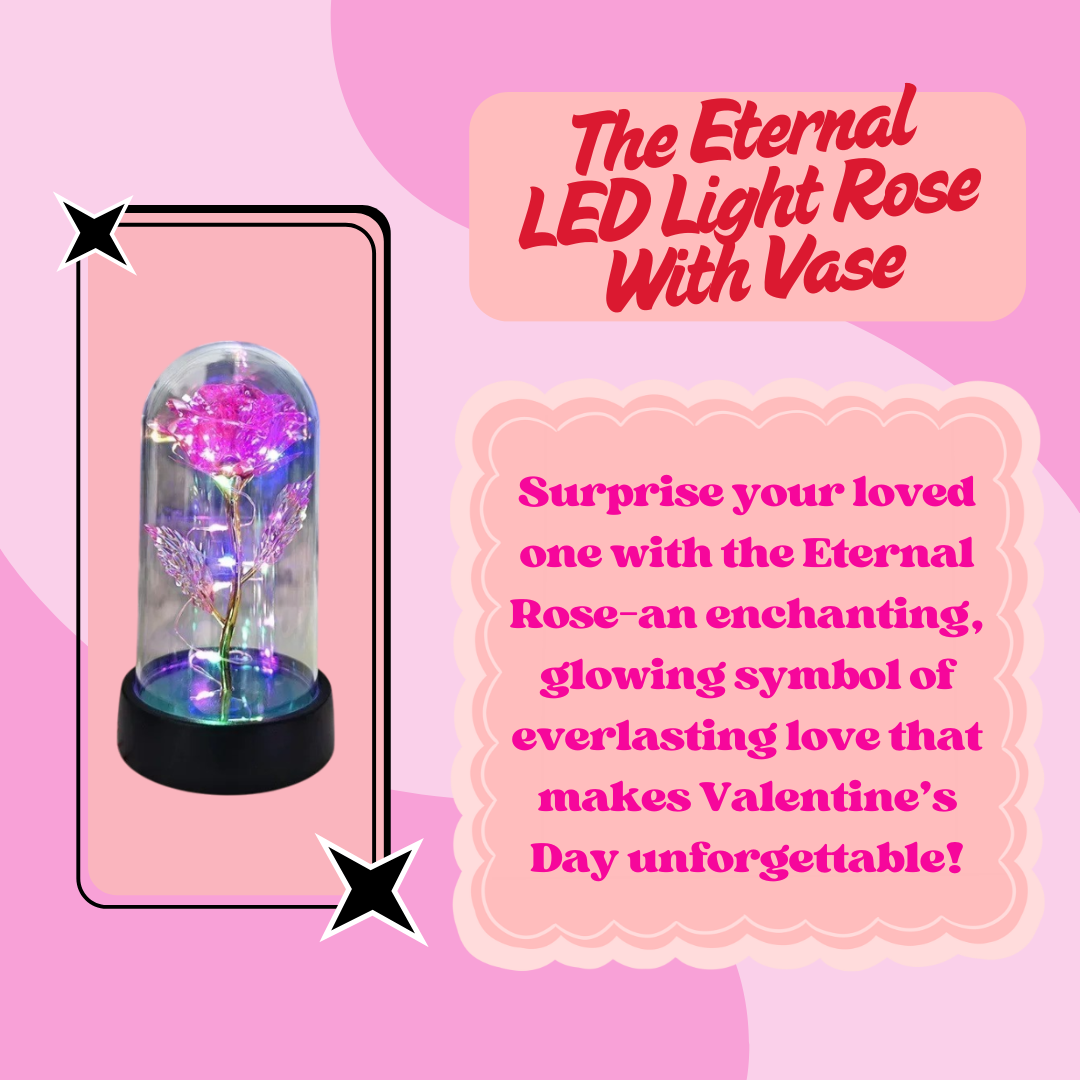 Eternal LED Light Rose For Valentine's Day