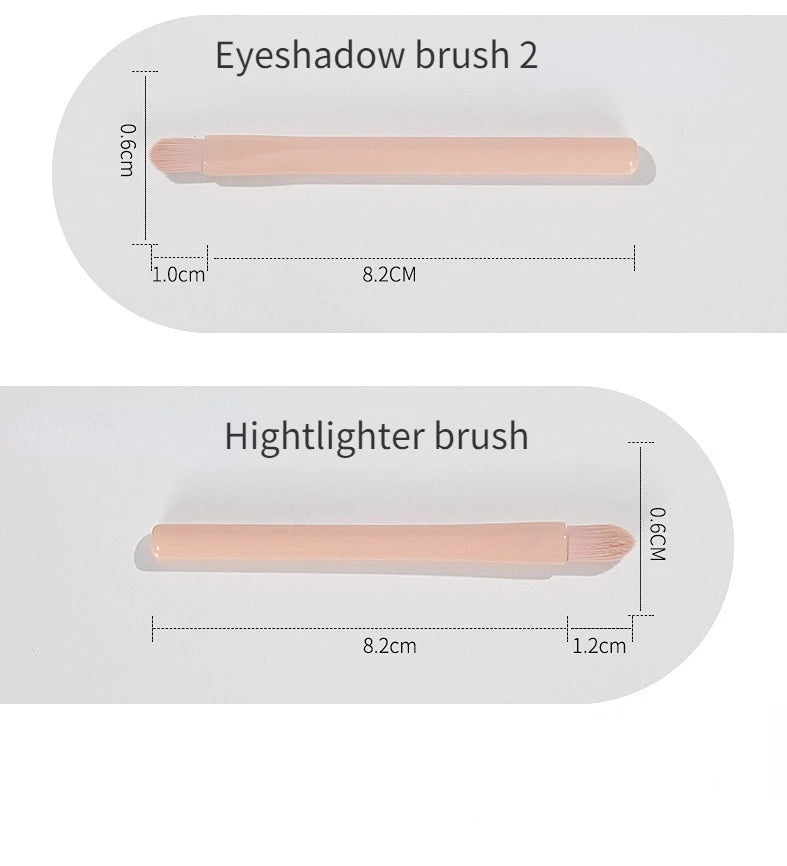 Travel 4 In 1 Makeup Brushes Set