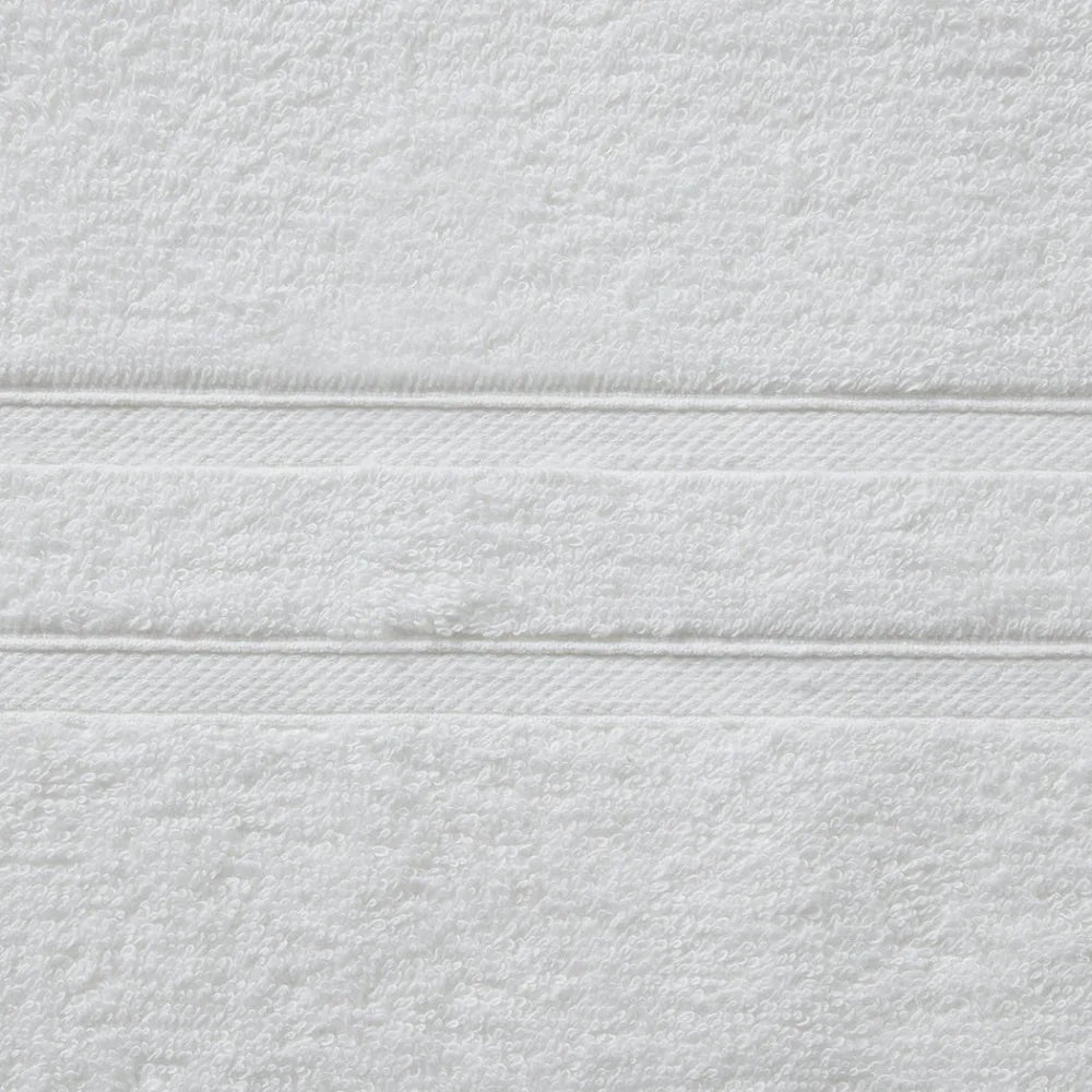 High-Quality Pure White Cotton Towel Set