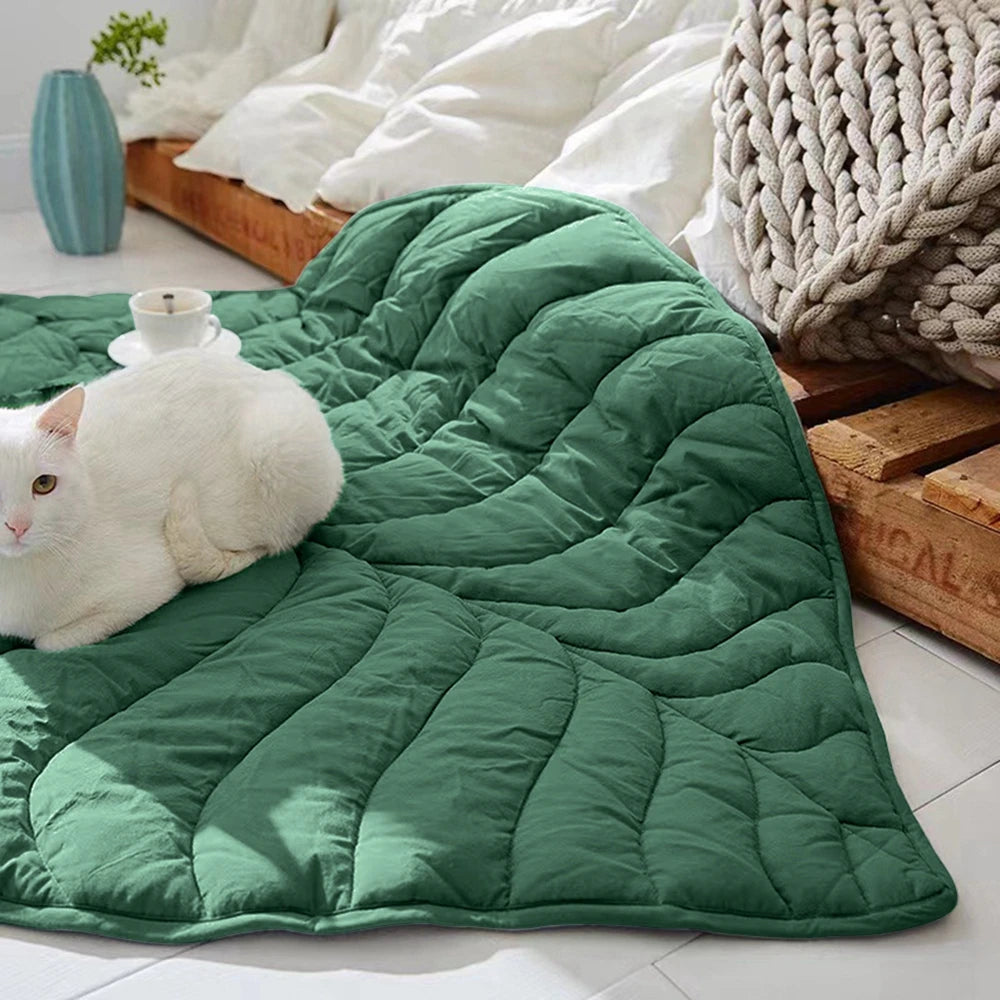 Comforting Leaf Shape Pet Cooling Mat