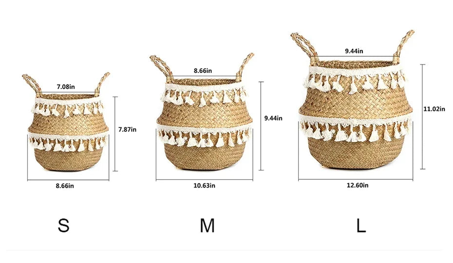 Handmade Bamboo Multipurpose Baskets