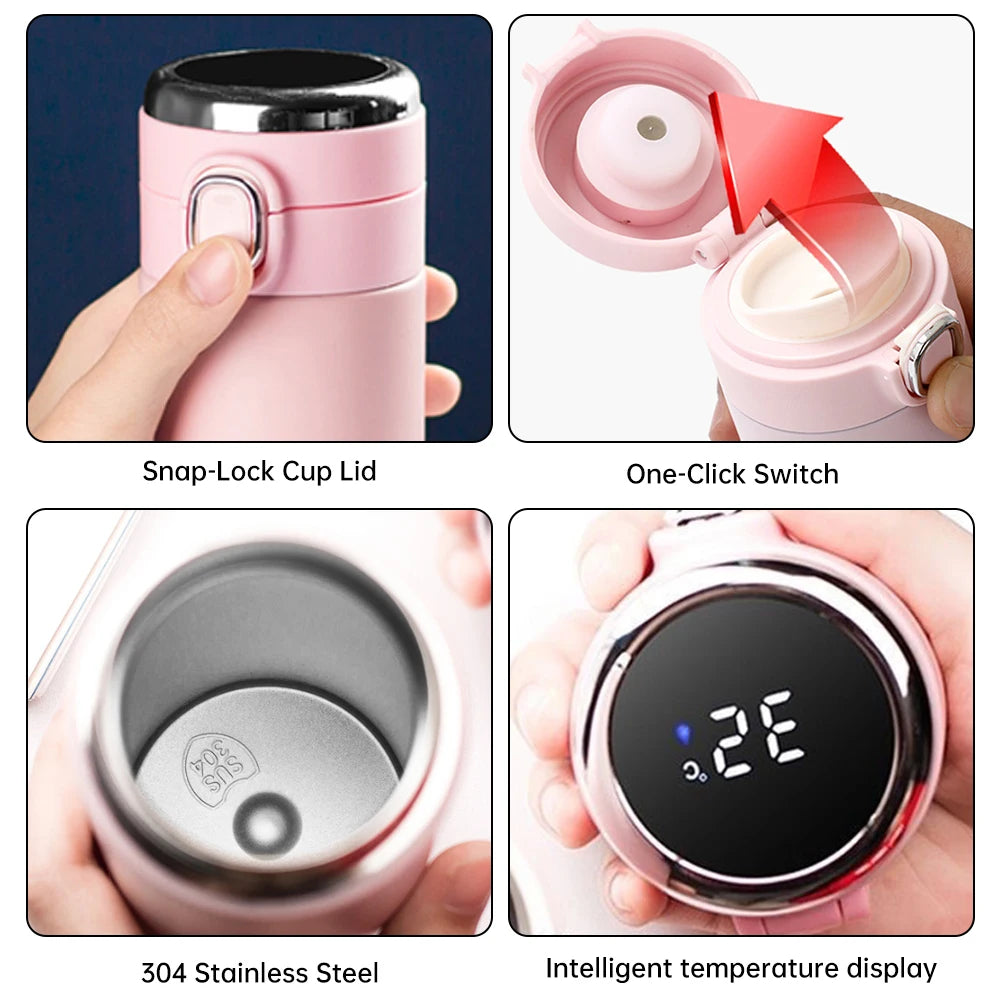 Digital Display Thermos Bottle