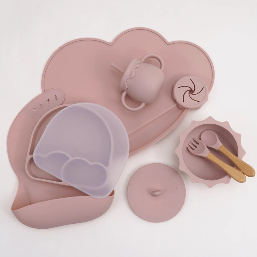 Non-Toxic Baby Silicone Feeding Set