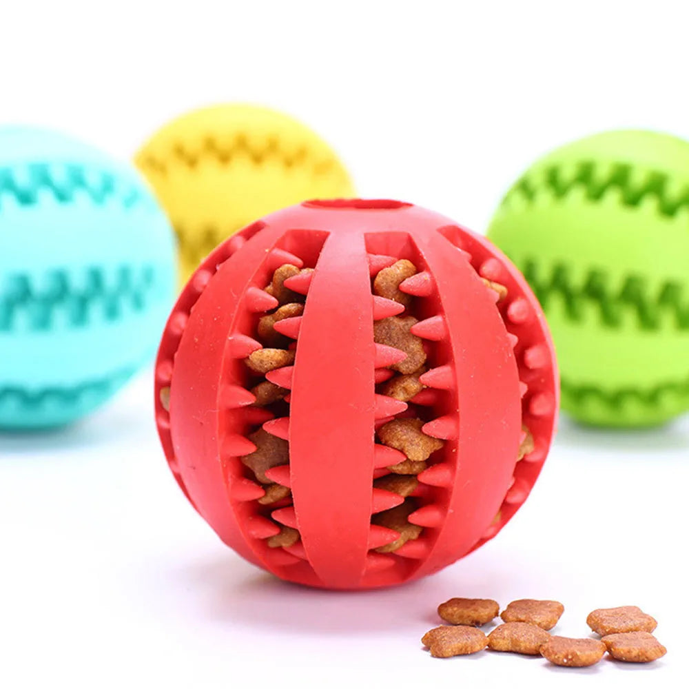 Interactive Dog Treat Toy Ball