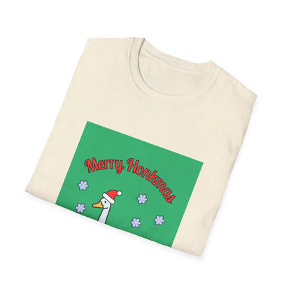 "Merry Honkmas" Christmas Goose T-Shirt