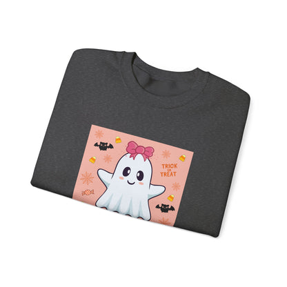 Pink Bow "Boo!" Ghost Crewneck Sweatshirt