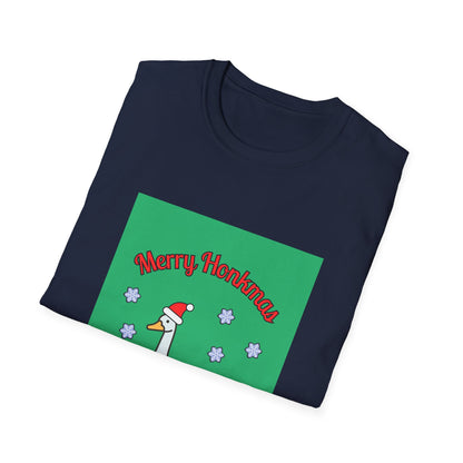 "Merry Honkmas" Christmas Goose T-Shirt
