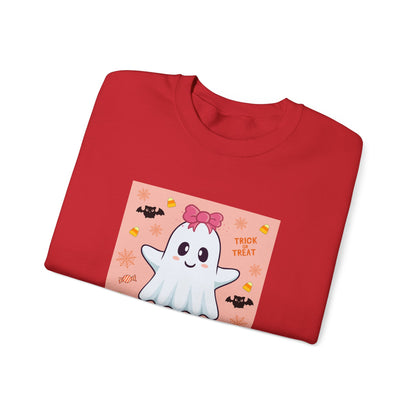 Pink Bow "Boo!" Ghost Crewneck Sweatshirt