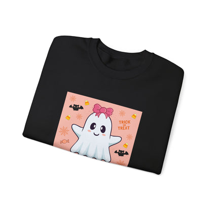 Pink Bow "Boo!" Ghost Crewneck Sweatshirt