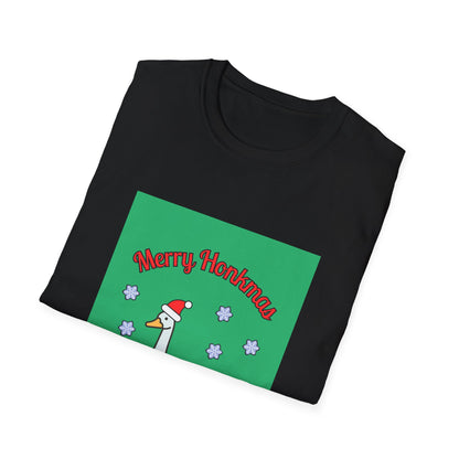 "Merry Honkmas" Christmas Goose T-Shirt