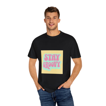 "Stay Groovy" Relaxed-Fit T-Shirt