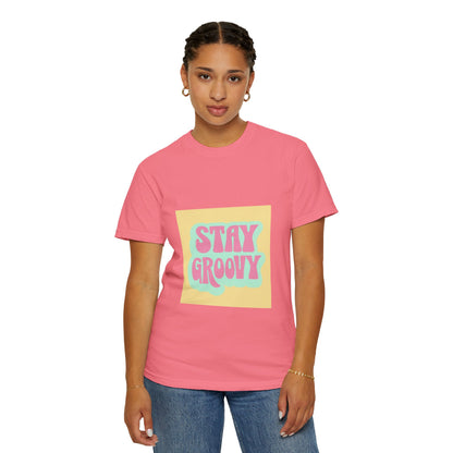 "Stay Groovy" Relaxed-Fit T-Shirt