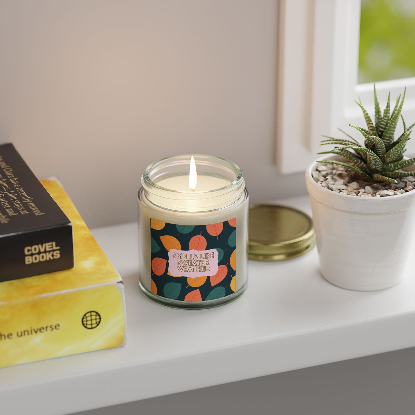 "Smells Like Sweater Weather" Scented Wax Candle