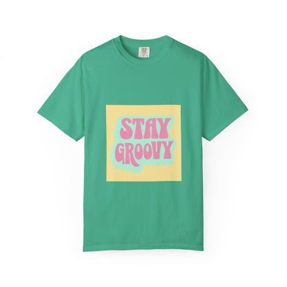"Stay Groovy" Relaxed-Fit T-Shirt