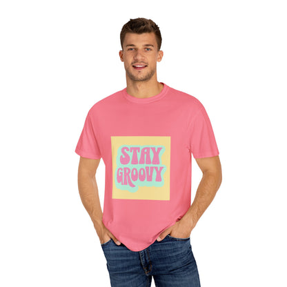 "Stay Groovy" Relaxed-Fit T-Shirt