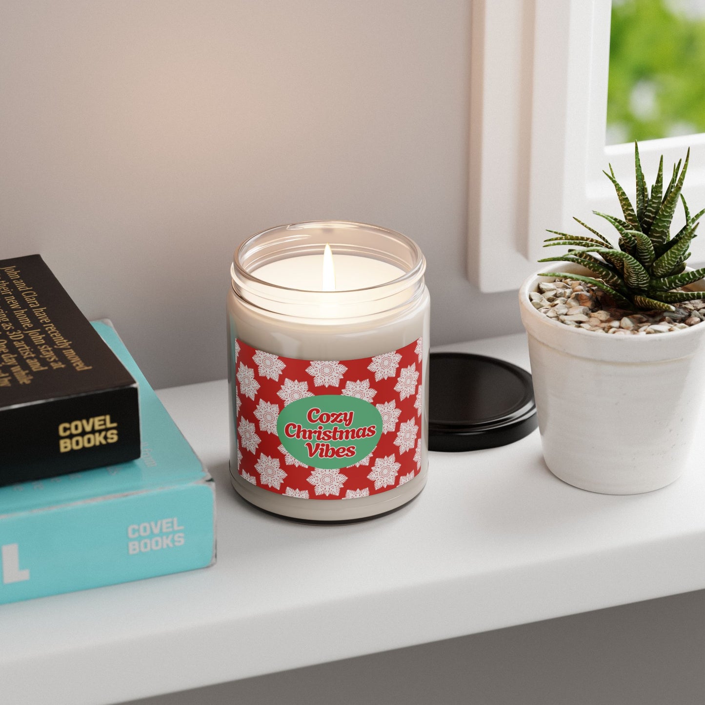 "Cozy Christmas Vibes" Scented Soy Candle