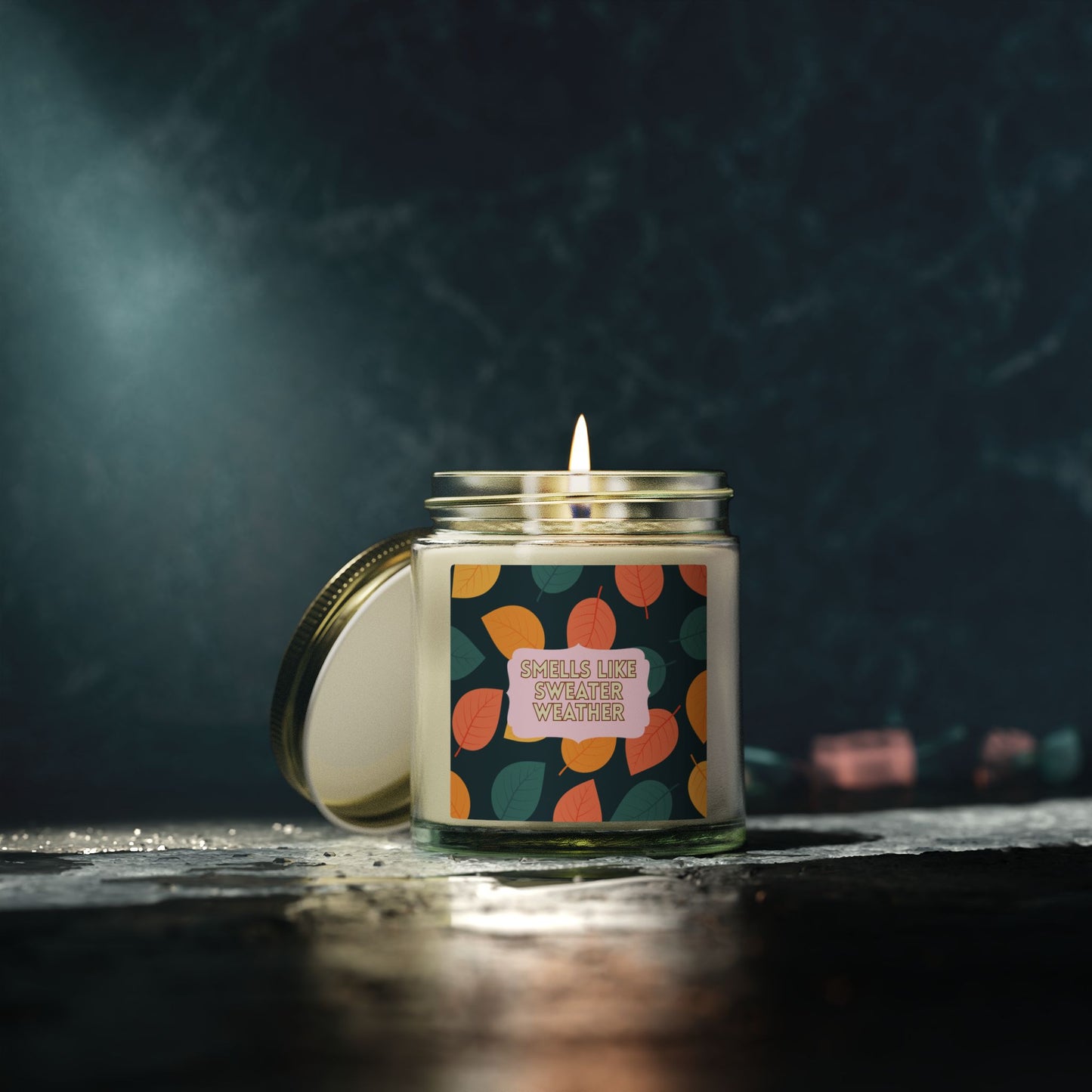 "Smells Like Sweater Weather" Scented Wax Candle