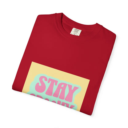 "Stay Groovy" Relaxed-Fit T-Shirt