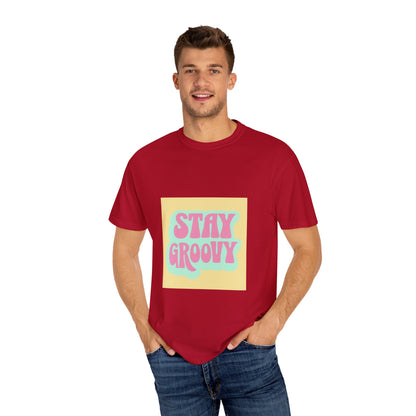 "Stay Groovy" Relaxed-Fit T-Shirt