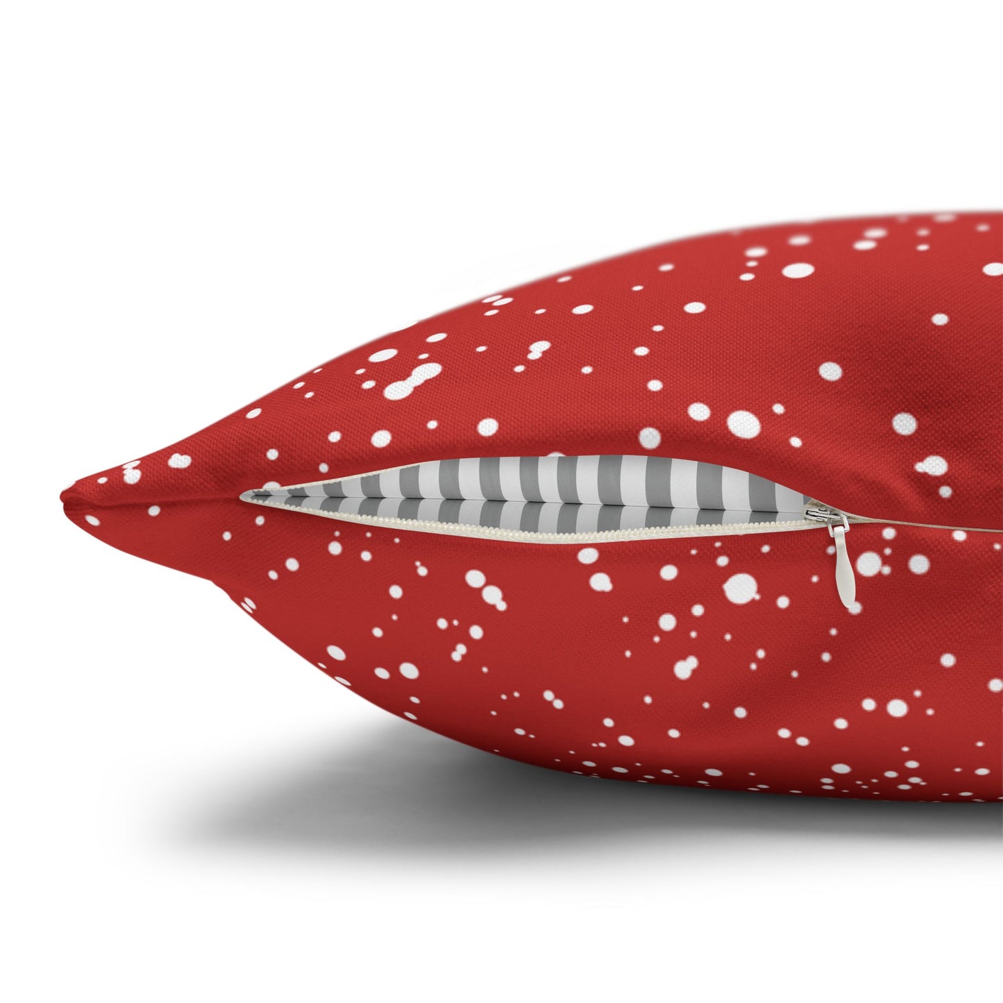 "Merry Christmas" Red Holiday Throw Pillowcase