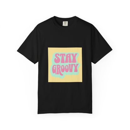 "Stay Groovy" Relaxed-Fit T-Shirt