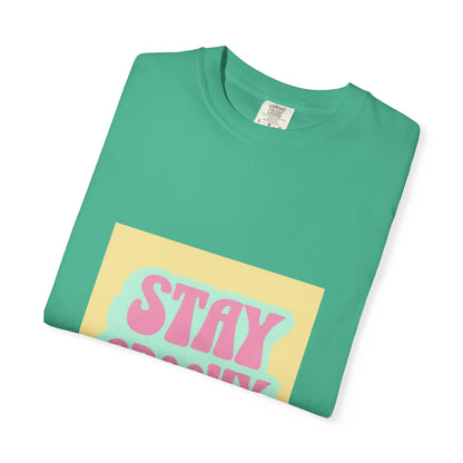 "Stay Groovy" Relaxed-Fit T-Shirt