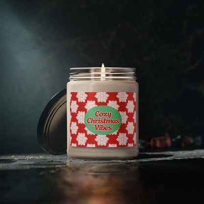 "Cozy Christmas Vibes" Scented Soy Candle