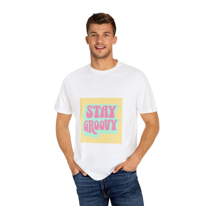 "Stay Groovy" Relaxed-Fit T-Shirt