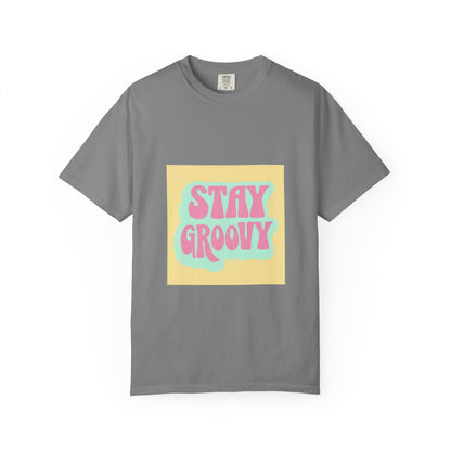 "Stay Groovy" Relaxed-Fit T-Shirt