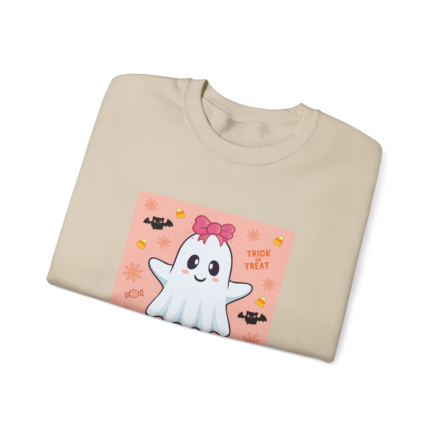 Pink Bow "Boo!" Ghost Crewneck Sweatshirt