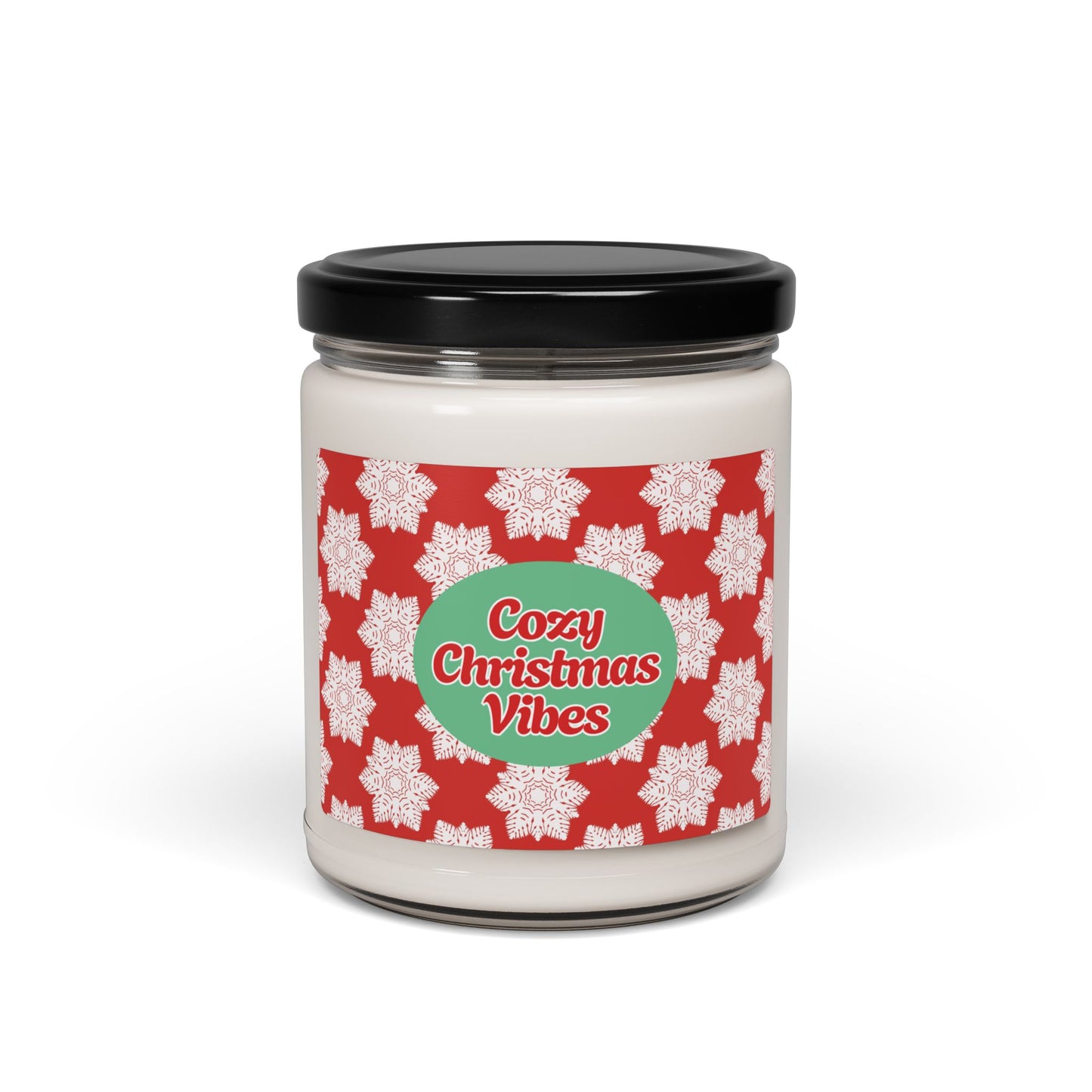 "Cozy Christmas Vibes" Scented Soy Candle