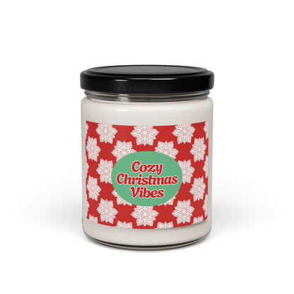 "Cozy Christmas Vibes" Scented Soy Candle