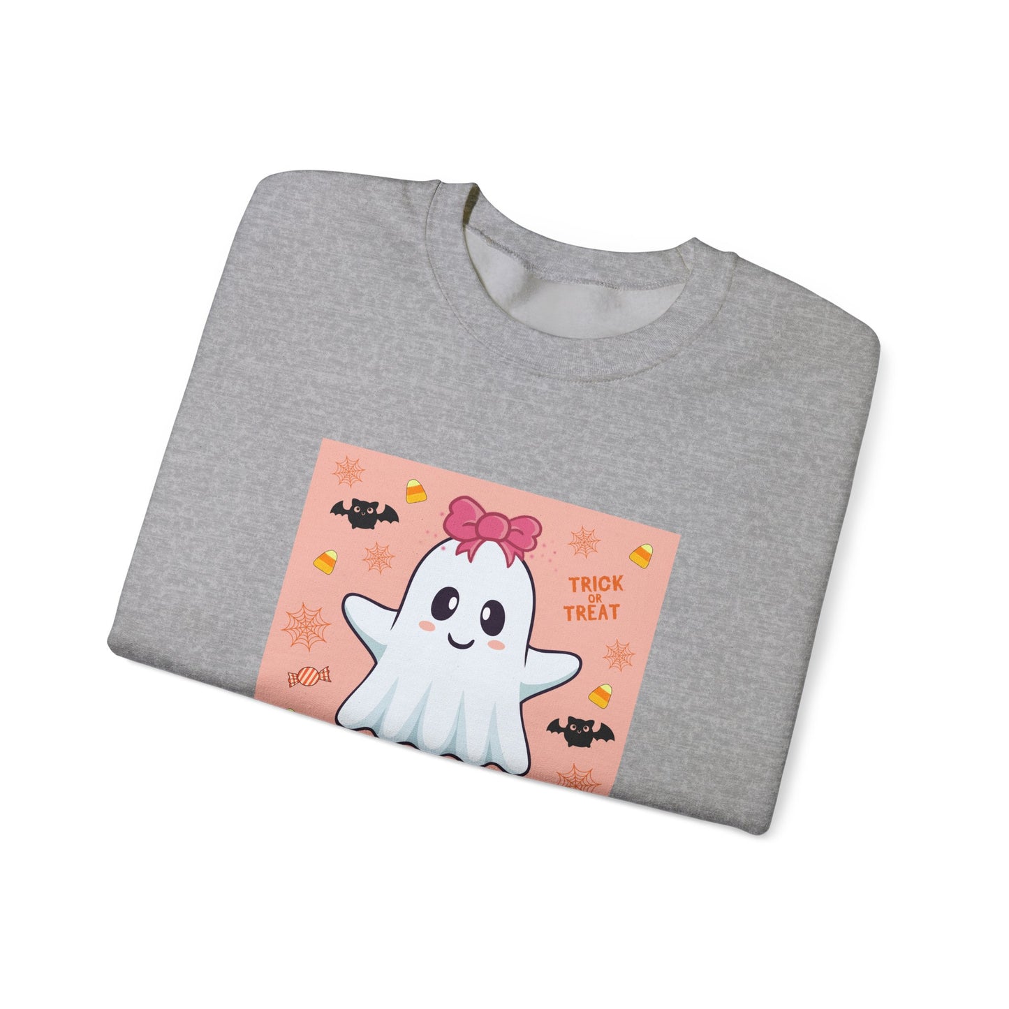 Pink Bow "Boo!" Ghost Crewneck Sweatshirt