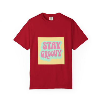 "Stay Groovy" Relaxed-Fit T-Shirt