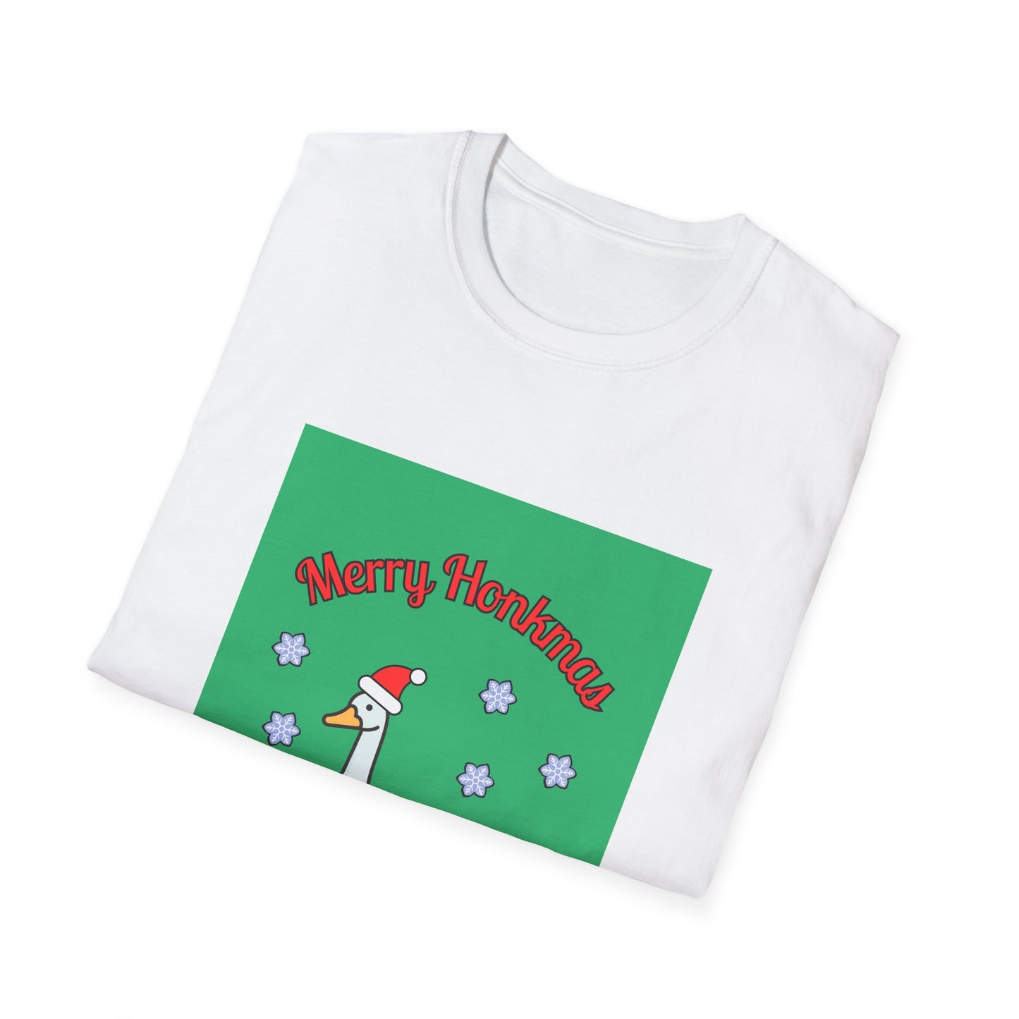 Merry Honkmas Christmas Goose Unisex T-Shirt