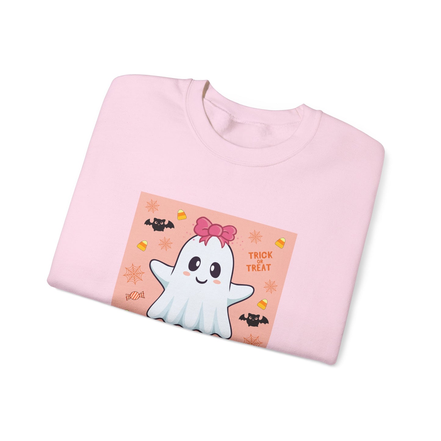 Pink Bow "Boo!" Ghost Crewneck Sweatshirt
