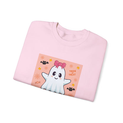 Pink Bow "Boo!" Ghost Crewneck Sweatshirt