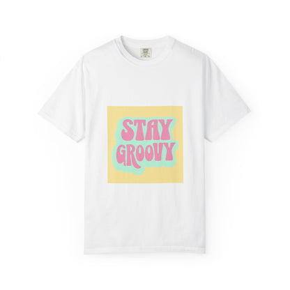"Stay Groovy" Relaxed-Fit T-Shirt