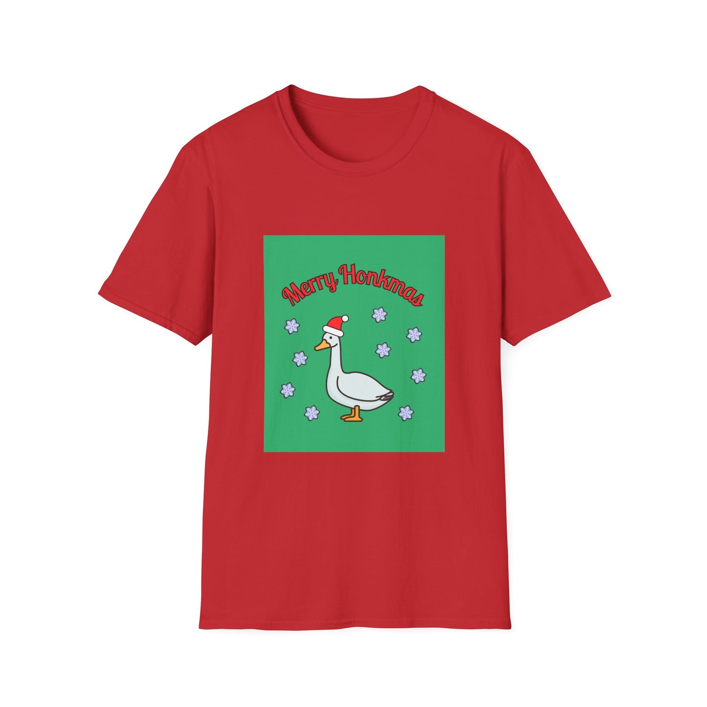 Merry Honkmas Christmas Goose Unisex T-Shirt