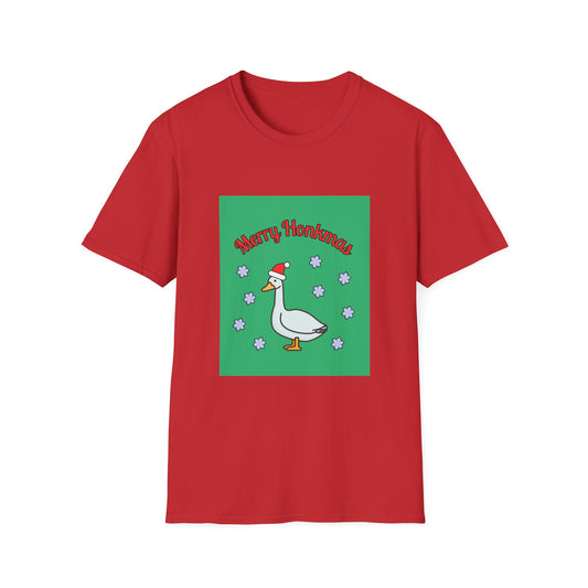 Merry Honkmas Christmas Goose Unisex T-Shirt