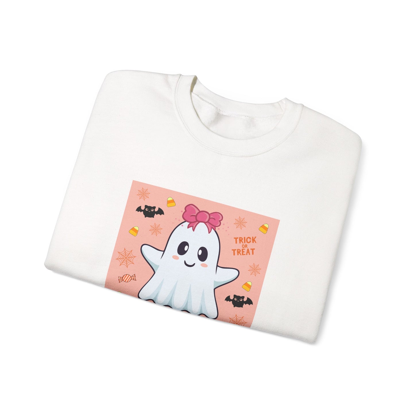 Pink Bow "Boo!" Ghost Crewneck Sweatshirt