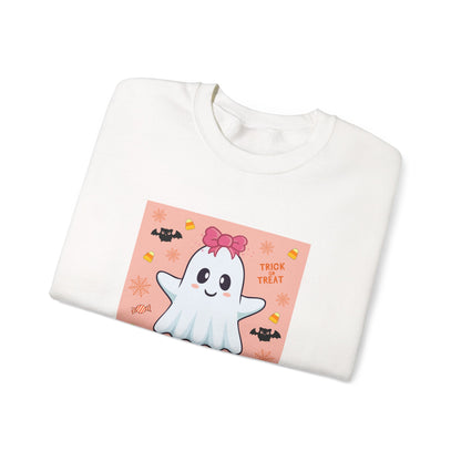 Pink Bow "Boo!" Ghost Crewneck Sweatshirt
