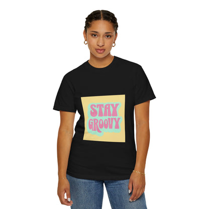 "Stay Groovy" Relaxed-Fit T-Shirt
