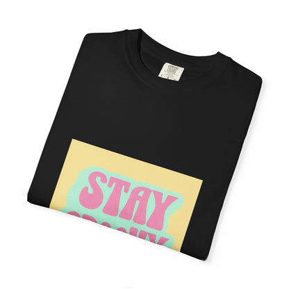 "Stay Groovy" Relaxed-Fit T-Shirt