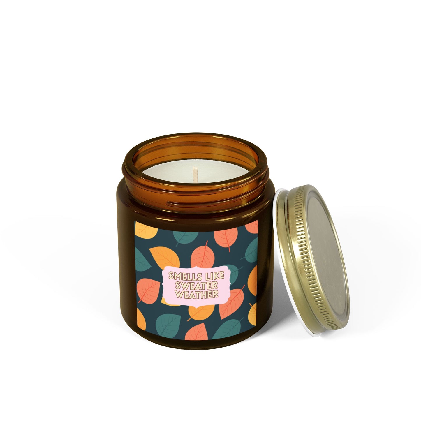 "Smells Like Sweater Weather" Scented Wax Candle