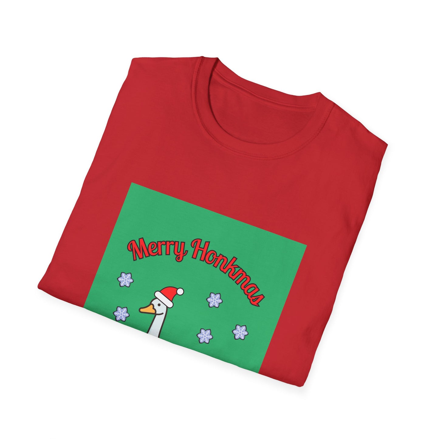 Merry Honkmas Christmas Goose Unisex T-Shirt