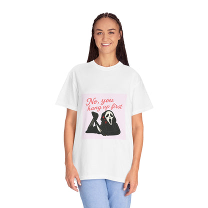 "No, You Hang Up First" Scream Inspired T-Shirt